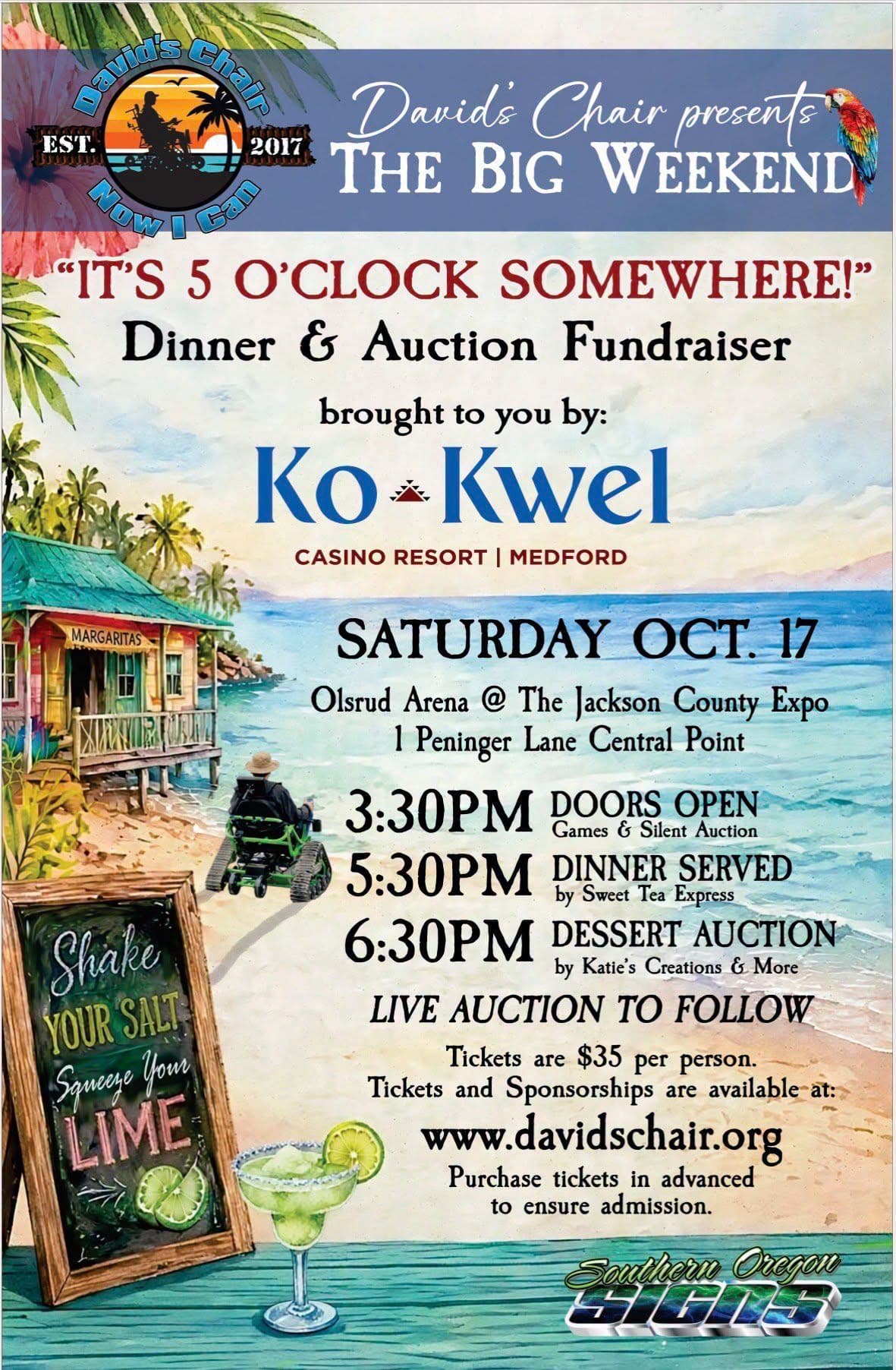 10 2026 davids chair fundraiser - World Famous Autos - Buy Here, Pay Here Dealership