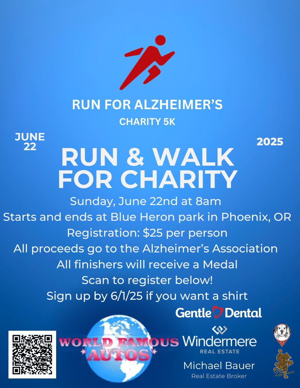 run for alzheimers sm - World Famous Autos - rogue valley community